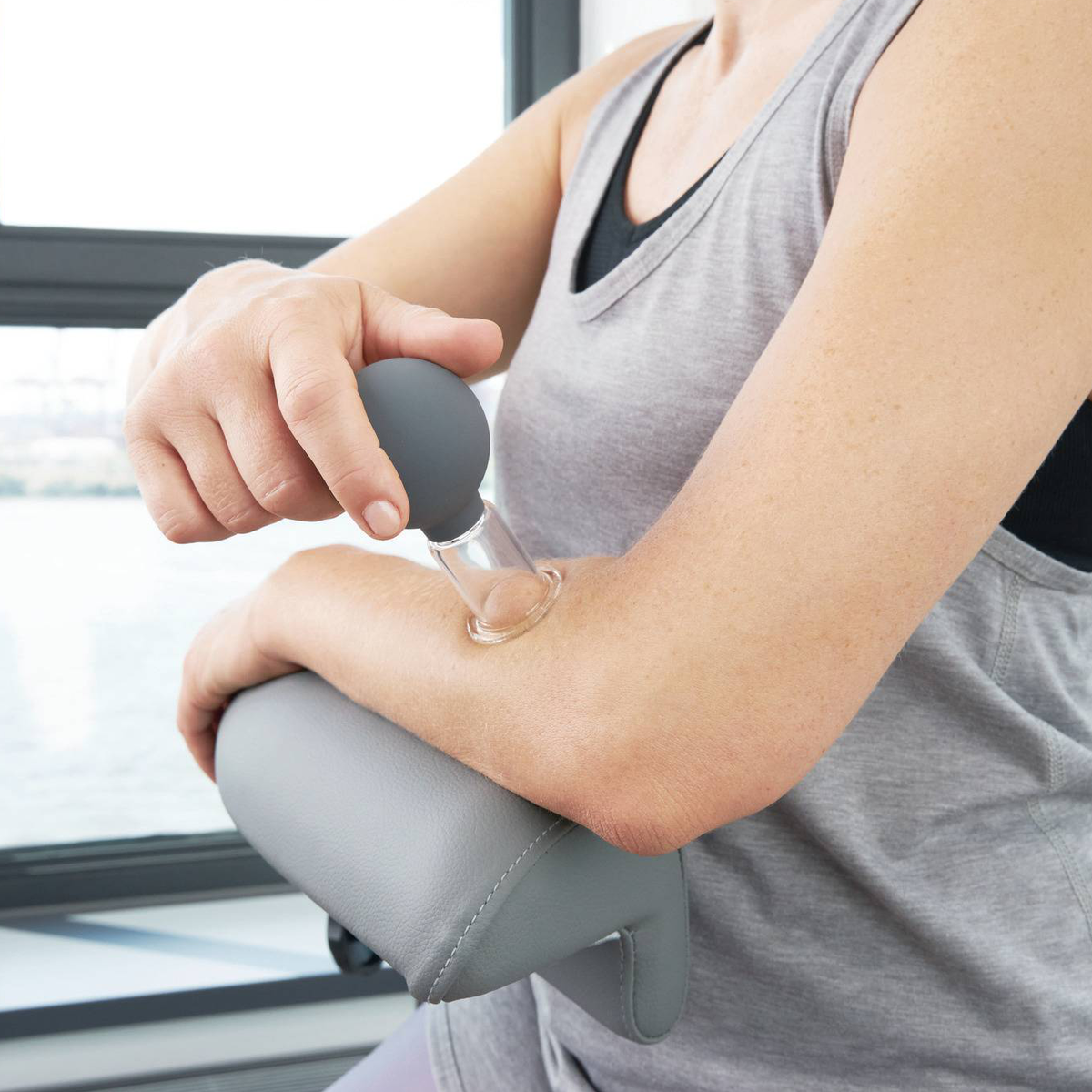 PINOFIT Massage Cups made of glass set (4 pieces)